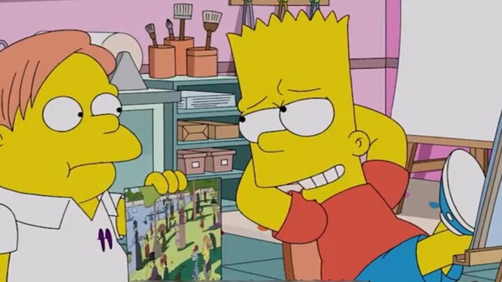 The Simpsons: Bart có thai sau giờ học nghệ thuật vì anh ghét nó.