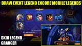 DRAW EVENT LEGEND ENCORE MOBILE LEGENDS 2021!!! DAPET SKIN LEGEND GRANGER Starfall Knight