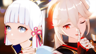 【 Janshin Impact Mmd ／ 4k ／ 60 fps 】 Girl & Casuha 【บีทอิฐ