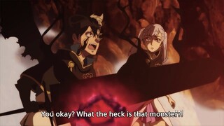 Asta Noel and Leo vs. Big Spider in Yultim Underground Cave - Black Clover [ENG SUB]