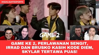 GAME KE 2, RRQ KASIH PAHAM AUDYTZY, IRRAD DAN BRUSKO KASIH KODE "DIEM!!" KE AUDYTZY, SKYLAR TERTAWA