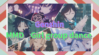 MMD Girl group dance