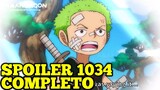 One Piece SPOILER 1034: COMPLETO, Uff Esto esta Suuuupeeer!!!