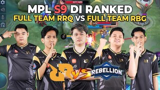 PERTARUNGAN FULL ROSTER MPL S9 RRQ VS REBELLION!! - MLBB