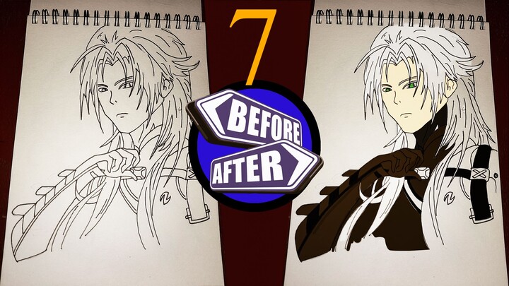 Drawing Calcharo Wuthering Wave Part 7 #bestofbest #anime #drawing