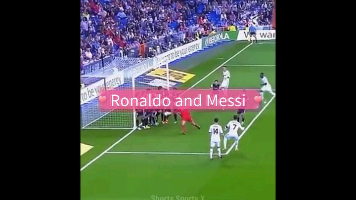 Ronaldo and Messi 👽😎