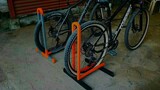 Diy Bike stand using 1.5mm galvanized square pipe, bicycle stand, how to make it, WELDING PROJECTS