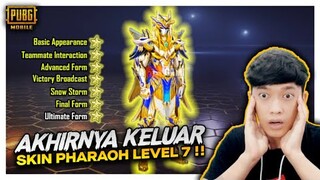 AKHIRNYA SKIN PHARAOH LEVEL 7 MAX KELUAR JUGA , LANGSUNG GACHA INI KEREN BANGET !! - PUBG MOBILE