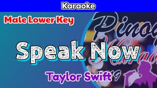 Speak Now by Taylor Swift (Karaoke : Male Lower Key)