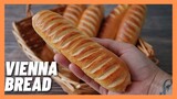 Vienna Bread | ขนมปังเวียนนา  หอมนุ่มนมเนย ขนมปังนวดมือ  นวดไม่เกิน 15 นาที ได้ฟิมล์ , สอนวิธีนวด