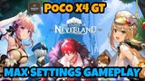 The Legend of Neverland Max Settings Gameplay using Poco X4 GT