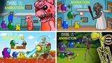 Among Us Animation 8 | Granny, Siren Head, Piggy, Plants vs Zombies | 어몽어스 좀비 애니메이션