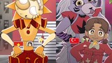 【FNAF Animation】Characters with different national characteristics