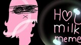Hot milk meme -gacha club- (not mine background)