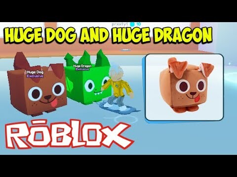 I bought a HUGE DOG AND HUGE DRAGON PLUSH in Pet Simulator X!