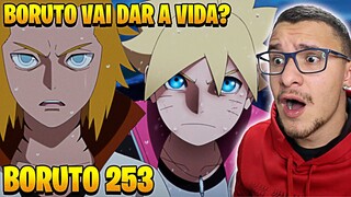 BORUTO VAI DAR A SUA VIDA PARA PARAR A GUERRA? |  Boruto ep. 253 (REACT)(ASSISTI COM MINHA NAMORADA)