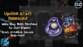 Vampire's Fall: Origins - UPDATE 1.7.149 RELEASED! -New Buy Back Merchant- Crashes, UI Freezes Fixed