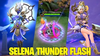 SKIN SELENA THUNDER FLASH - SKIN EPIC RASA SKIN LEGEND! MODEL DAN EFEK ANIMASINYA KEREN BANGET!