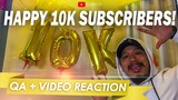 HAPPY 10K SUBSCRIBERS!!! + QA + GREETINGS REACTION | Ichiboy