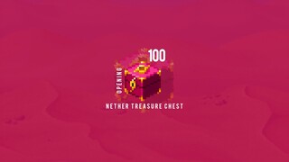 OPENING 100 NETHER TREASURE CHEST | Pixel Worlds