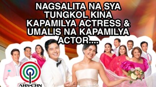 NAGSALITA NA SYA TUNGKOL SA HIWALAYAN NI KAPAMILYA ACTRESS AT UMALIS NA KAPAMILYA ACTOR