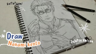 Drawing Nanami kento ✨💛//from jujutsu kaisen 🤞🏻