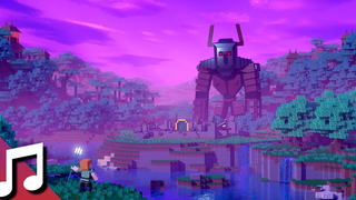 ♪ TheFatRat - Violet Sky (แอนิเมชั่น Minecraft) มิวสิควิดีโอ