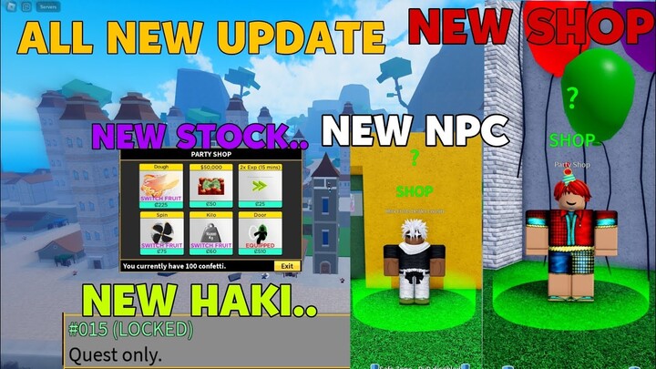 BLOX FRUITS NEW NPCS AND ITEMS IN NEW EVENT.... ( Blox Fruits )