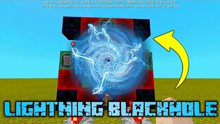 How to make a Lightning BlackHole in Minecraft using a Command Block