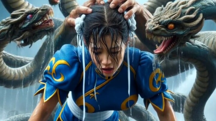 Versi live action Chun-Li dari kekalahan