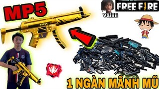 Chế Tạo MP5 Hoàng Kim Trong Game Free Fire Từ 1000 Mãnh Mũ Vỡ, How To Make Gun MP5 | Hayato Gaming