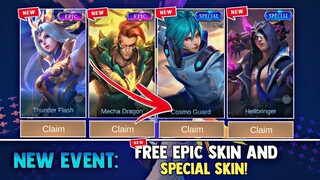 NEW EVENT 2023! FREE EPIC SKIN AND SPECIAL SKIN + MORE REWARDS! (CLAIM FREE!) | MOBILE LEGENDS 2023
