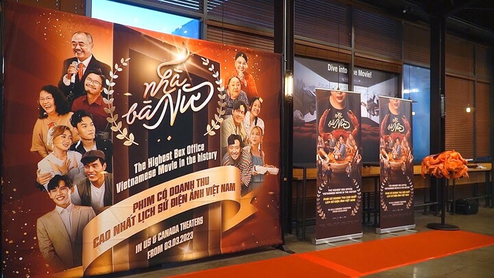 Đêm đầu tiên ra mắt phim Nhà Bà Nữ với khán giả Việt Nam tại Mỹ