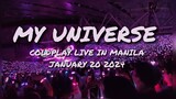 My Universe COLDPLAY Live in Manila 2024