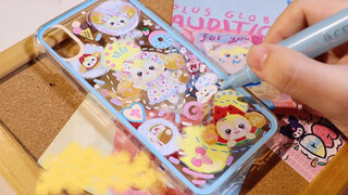 [ดีไอวาย][เอเอสเอ็มอาร์]ทำเคสโทรศัพท์แฮนเมดด้วยสติ๊กเกอร์การ์ตูน