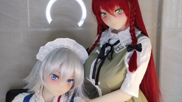 [Aotu Mimi 2D life-size dolls · 1:1 life-size figures] Izayoi Sakuya & Benimisuzu cosplay