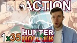 Hunter × Hunter 1x35 "The × True × Pass" REACTION