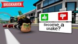 I became a SNAKE in the NEW BROOKHAVEN UPDATE!