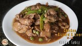 CHICKEN LIVER AND GIZZARD IN OYSTER SAUCE