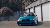 Laguna Seca Blue BMW M4 _ CCW Wheels