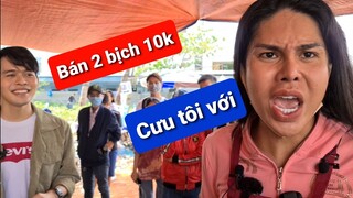 Diễn viên đam mỹ Bá Vinh mua 2 bịch bánh tráng trộn 10k làm DIVA Cát Thy bối rối