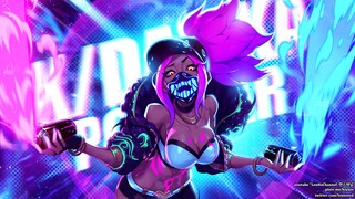 [Minecraft] Incredible color matching, perfectly reshaping KDA Akali