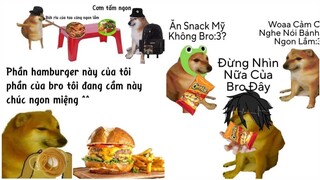 Meme ảnh chế: "chúc bro ngon miệng"