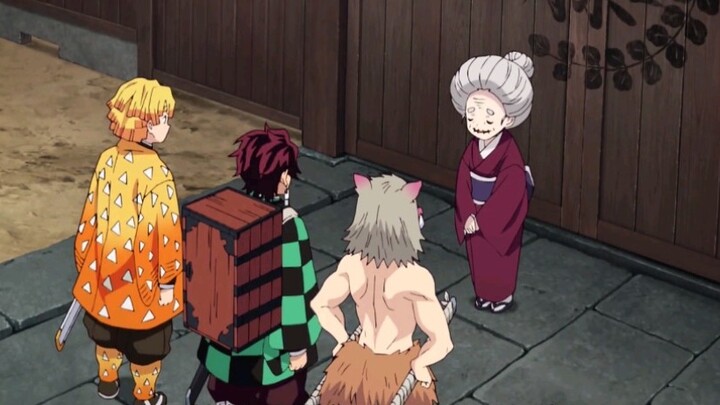 "Demon Slayer" The three little ones are so happy together
