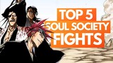 Ranking the TOP 5 BEST Soul Society Arc Fights | Bleach Ranking