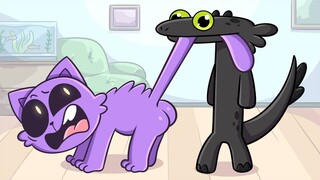 TOOTHLESS + CATNAP = ???  // Poppy Playtime Chapter 3 Animation