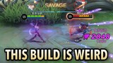 This Build is Weird But Can Savage!! - Gusion Best Build MLBB