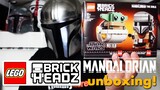The Mandalorian and The Child Star Wars LEGO BrickHeadz how to speed build unboxing