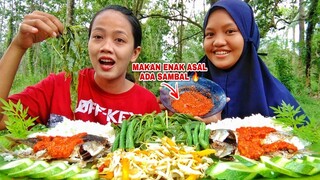 MAKAN SEDERHANA  IKAN GORENG SAMBAL LALAPAN MENTAH#mukbanglalapan#asmr#makansederhana#mukbang