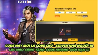 FREE FIRE | CODE NÀY MỚI LÀ CODE CHỨ ANH EM SERVER NHÀ NGƯỜI TA TẶNG GIFTCODE TOÀN KHÔNG GIỚI HẠN